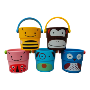 Bademmertjes met dierengezichten – set van 5
