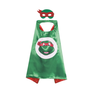 Ninja Turtle cape met masker – groen en rood