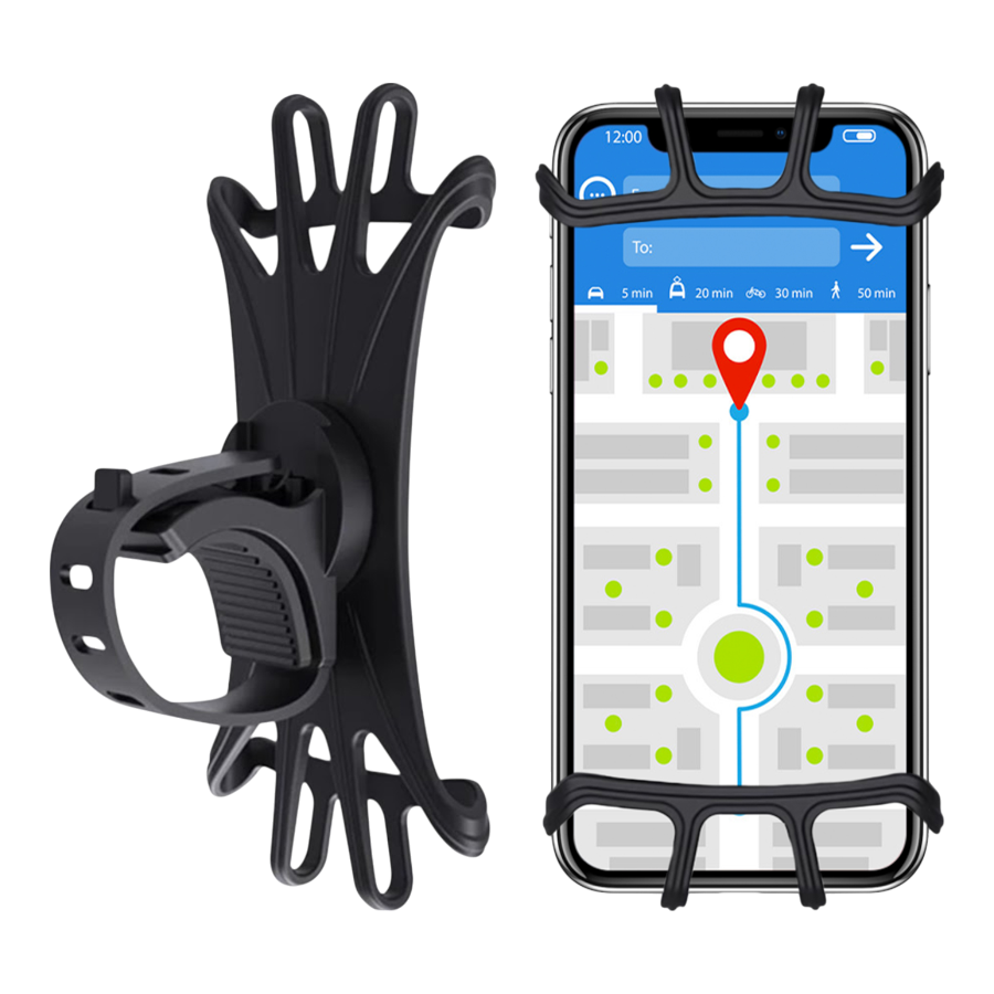 Universele telefoonhouder met 360 graden draaibare kop, geschikt voor alle smartphones en flexibel te positioneren voor optimaal kijkgemak