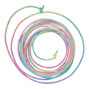 Lang regenboog springtouw – 10 meter