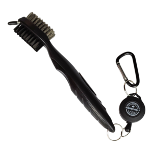 Golfborstel 3-in-1 met clip