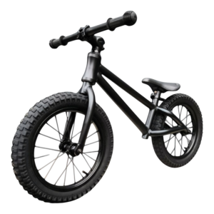 Fatbike loopfiets 14 inch – mat zwart