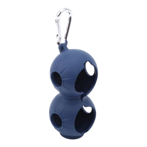 Golfbalhouder met clip – voor 2 golfballen