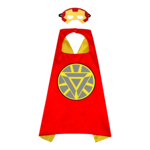 Iron Man cape met masker – rood