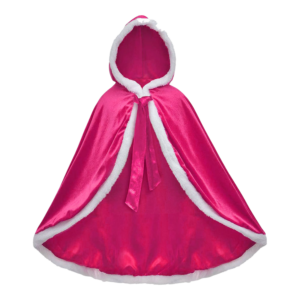 Prinsessenmantel met capuchon – roze
