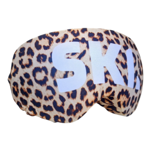 Skibrilhoes panterprint – microfiber goggle cover
