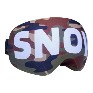 Skibril beschermhoes camouflage