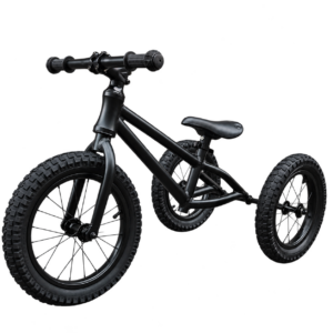 Trikebike 3-in-1 loopfiets en driewieler – zwart