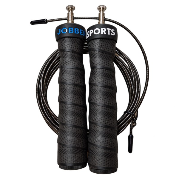 Hurricane springtouw zwart – 3 m met reservekabel